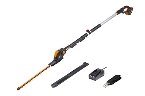 WORX WG252E 18V (20V MAX) Cordless Pole Hedge Trimmer 45cm...