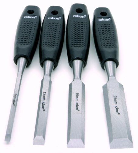 Rolson 56159 Wood Chisel Set - 4 Pieces