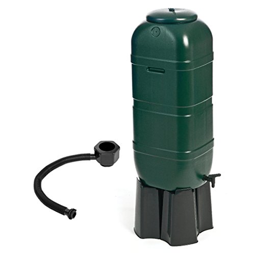 100L Slimline Garden Water Butt Set Including Tap with Stand...