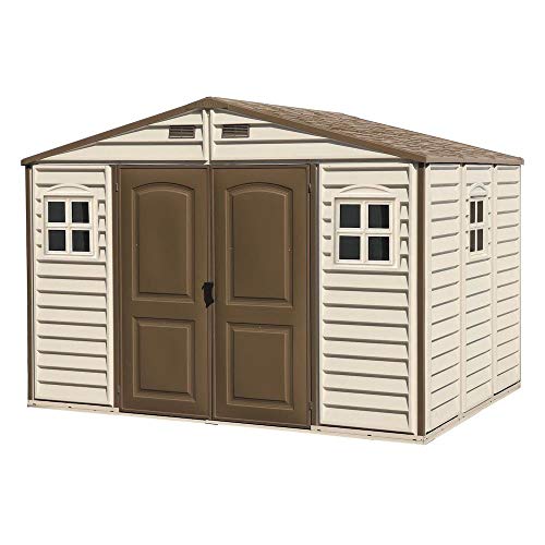 Duramax (30214-1) 10 x 8 Feet V2 Wood Side Vinyl Shed -...