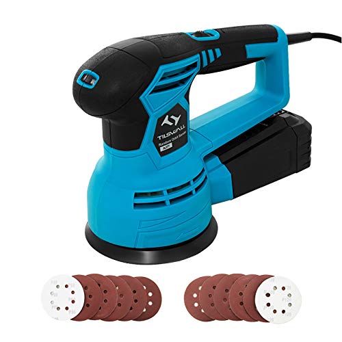 Orbital Sander, Tilswall 450W 6 Variable Speed 12000RPM...