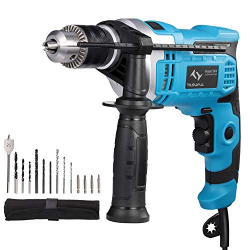 Hammer Drill 850W Tilswall Impact Drill 3000RPM Hand...