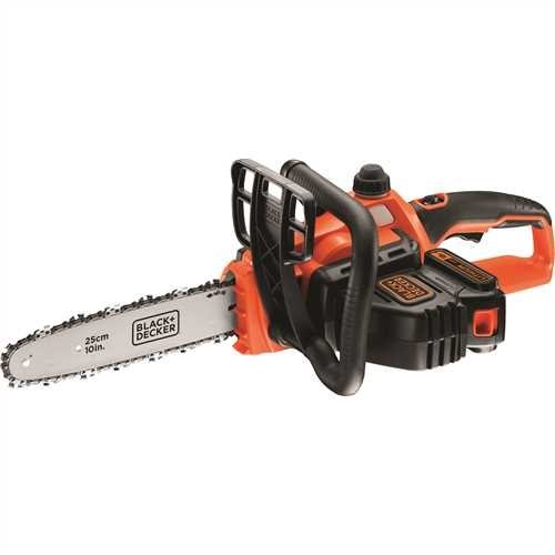 BLACK+DECKER 18V Cordless 25 cm Chainsaw with 2.0Ah Lithium...