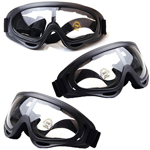 HONGCI 3 Pack Safety Glasses,Anti Fog and UV Protection...