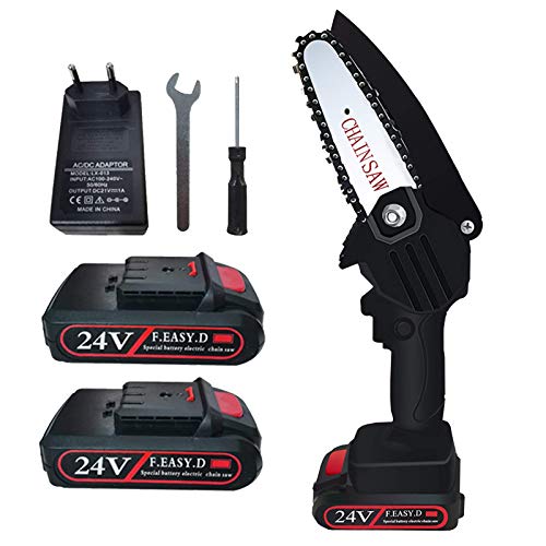 Cordless Chainsaw, Acrial 24V Mini Electric Chainsaw...