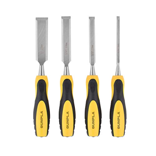 Gunpla 4 Pieces Wood Chisel Set Woodworking Carving Heavy...