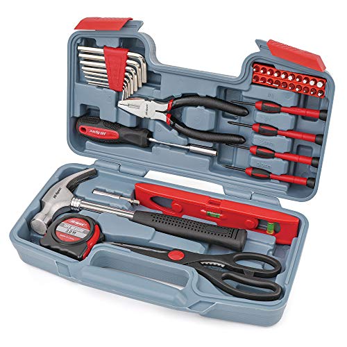 Hi-Spec 39 Piece Home & Office Toolkit Set for Easy DIY &...