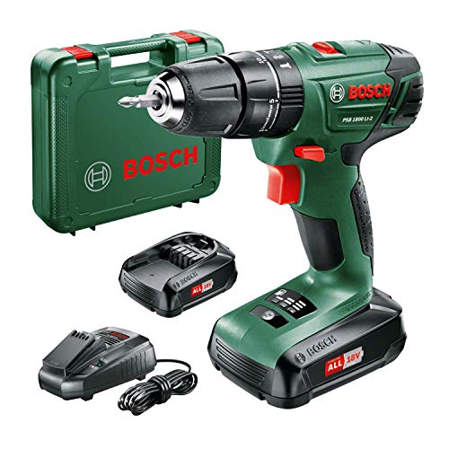 Bosch PSB 1800 LI-2 cordless combi drill (2 x batteries,...