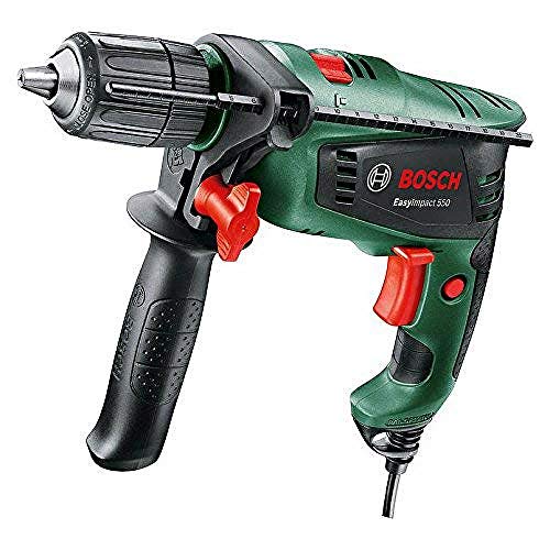 BOSCH 0603130070 EasyImpact 550 Hammer Drill, Green, 12.5...