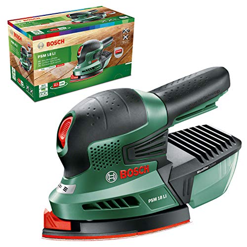 Bosch PSM 18 LI Cordless 18 Volt Li-Ion Multisander...