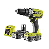 Ryobi R18PD3-215GZ 18 V ONE+ Cordless Combi Drill Starter...
