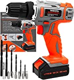Terratek 13Pc Cordless Drill Driver 18V/20V-Max Lithium-Ion,...